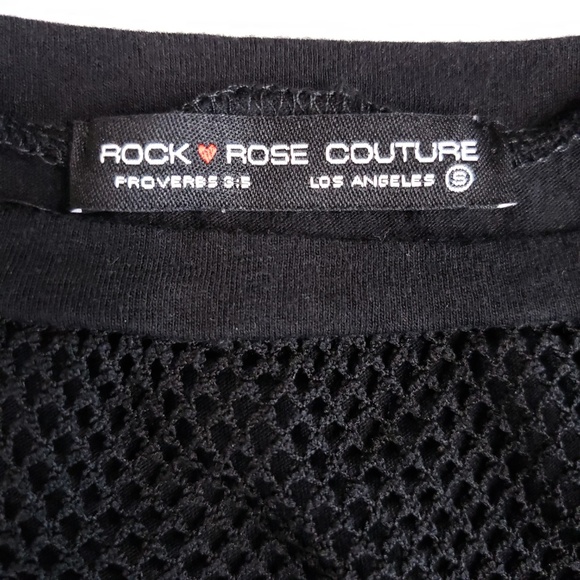 Rock Rose Couture LA Mesh Rock N Roll Muscle Tank - Picture 7 of 8